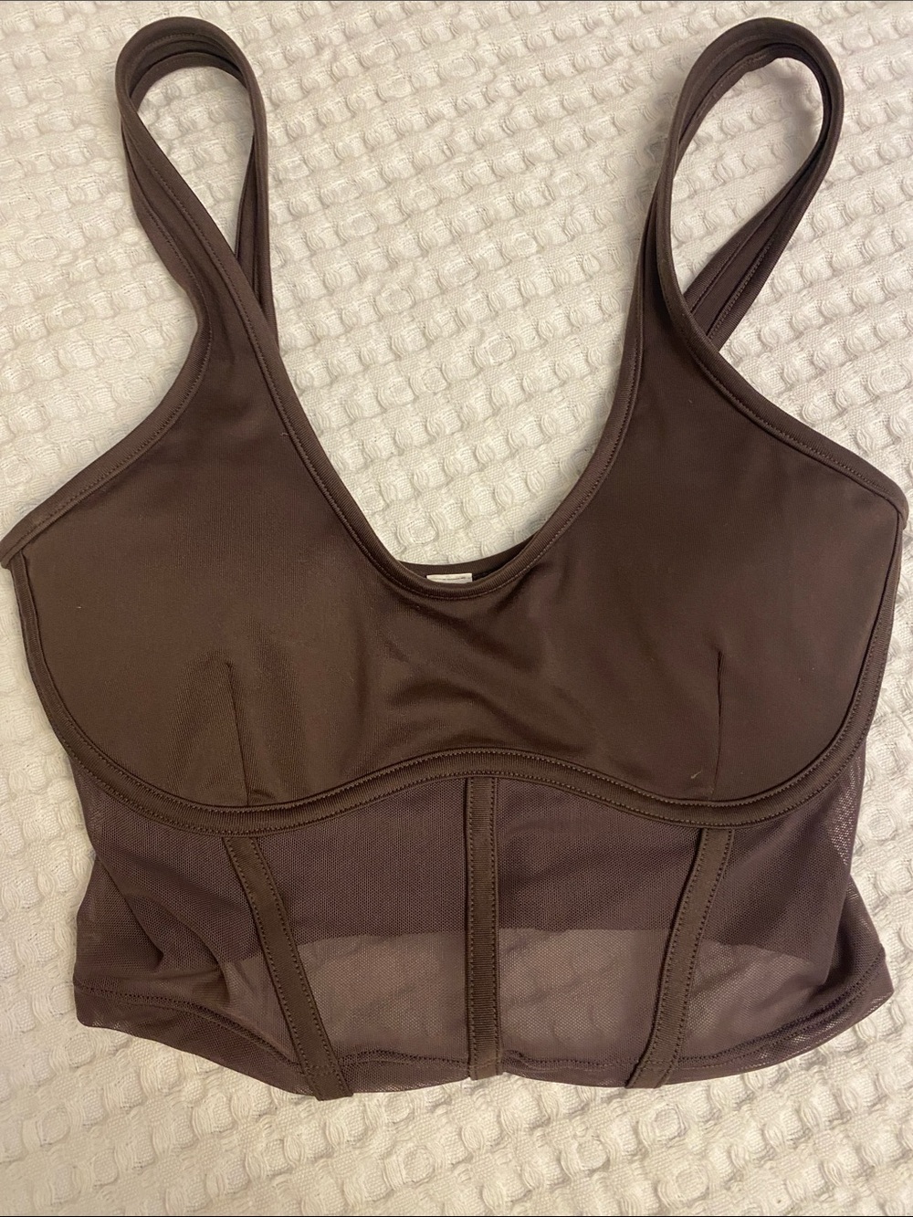 Alo yoga S mesh crop excellent condition